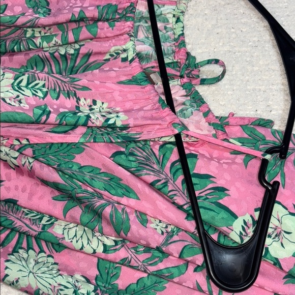 LOFT Green and Blue Halter Maxi Sundress - Picture 9 of 11